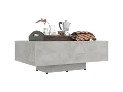 vidaXL Couchtisch Betongrau 85x55x31 cm Holzwerkstoff