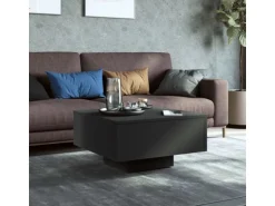vidaXL Couchtisch Schwarz 60x60x31,5 cm Holzwerkstoff