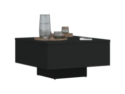 vidaXL Couchtisch Schwarz 60x60x31,5 cm Holzwerkstoff
