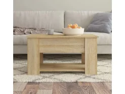 vidaXL Couchtisch Sonoma-Eiche 79x49x41 cm Holzwerkstoff