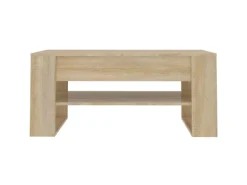 vidaXL Couchtisch Sonoma-Eiche 102x55x45 cm Holzwerkstoff