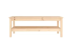 vidaXL Couchtisch 110x50x40 cm Massivholz Kiefer 814274