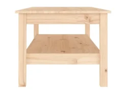 vidaXL Couchtisch 110x50x40 cm Massivholz Kiefer 814274