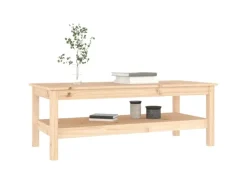 vidaXL Couchtisch 110x50x40 cm Massivholz Kiefer 814274