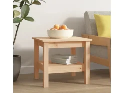 vidaXL Couchtisch 45x45x40 cm Massivholz Kiefer