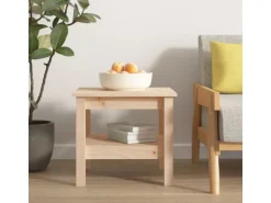 vidaXL Couchtisch 45x45x40 cm Massivholz Kiefer