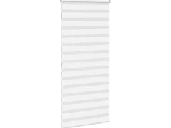 vidaXL Doppelrollo Weiß 100x200 cm Stoffbreite 95,9 cm Polyester 4014781