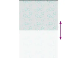 vidaXL Duschrollo 140x240 cm Blasenmuster 142868