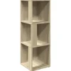 vidaXL Eckregal Sonoma-Eiche 33x33x100 cm Holzwerkstoff
