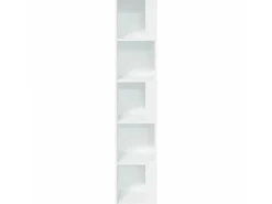 vidaXL Eckregal Weiß 33x33x164,5 cm Holzwerkstoff