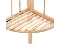 vidaXL Eckregal Zedernholz 27x27x110 cm