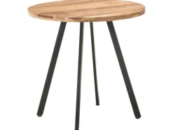 vidaXL Esstisch 80 cm Massivholz Akazie 320485