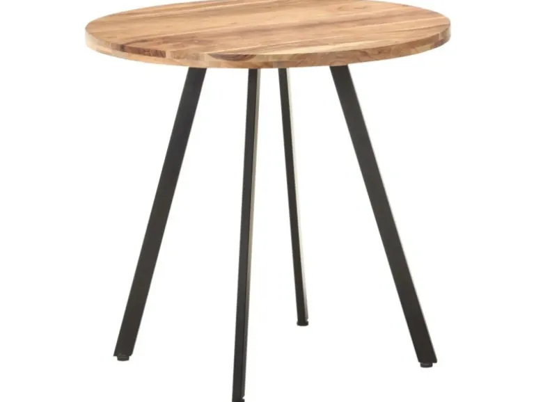 vidaXL Esstisch 80 cm Massivholz Akazie 320485