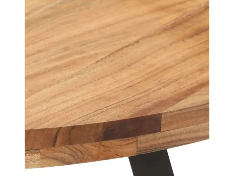 vidaXL Esstisch 80 cm Massivholz Akazie 320485
