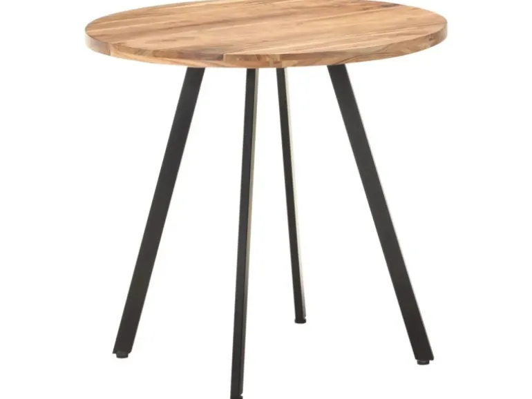 vidaXL Esstisch 80 cm Massivholz Akazie 320485