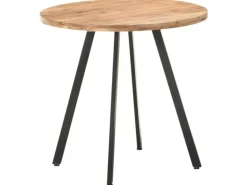 vidaXL Esstisch 80 cm Massivholz Akazie 320485
