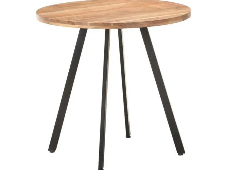 vidaXL Esstisch 80 cm Massivholz Akazie 320485
