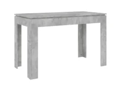 vidaXL Esstisch Betongrau 120x60x76 cm Holzwerkstoff