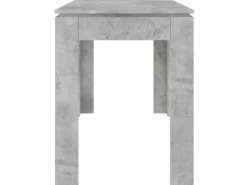 vidaXL Esstisch Betongrau 120x60x76 cm Holzwerkstoff