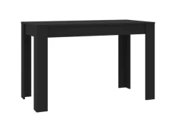 vidaXL Esstisch Schwarz Holzwerkstoff 120x60x76 cm