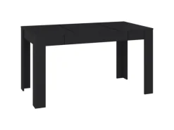 vidaXL Esstisch Schwarz 140x74,5x76 cm Holzwerkstoff