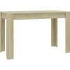 vidaXL Esstisch Sonoma-Eiche 120x60x76 cm Holzwerkstoff