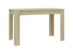vidaXL Esstisch Sonoma-Eiche 120x60x76 cm Holzwerkstoff