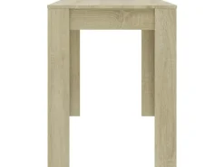 vidaXL Esstisch Sonoma-Eiche 120x60x76 cm Holzwerkstoff