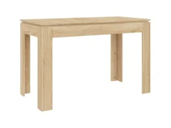 vidaXL Esstisch Sonoma-Eiche 120x60x76 cm Holzwerkstoff