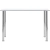 vidaXL Esstisch Transparent 120 x 60 x 75 cm Hartglas