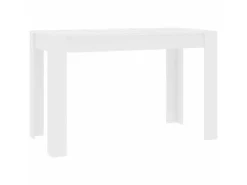 vidaXL Esstisch Weiß 120x60x76 cm Holzwerkstoff 800432