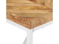 vidaXL Esstisch 180x90x76 cm Akazie und Mango Massivholz mit natürlichem Finish