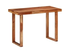 vidaXL Esstisch 110x50x76 cm Massivholz Akazie