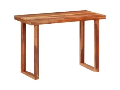 vidaXL Esstisch 110x50x76 cm Massivholz Akazie