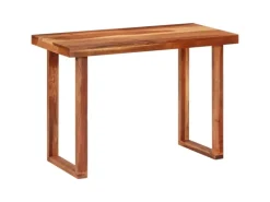 vidaXL Esstisch 110x50x76 cm Massivholz Akazie