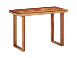 vidaXL Esstisch 110x50x76 cm Massivholz Akazie