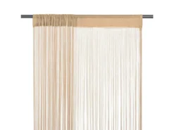 vidaXL Fadenvorhänge 2 Stk 100 x 250 cm Beige