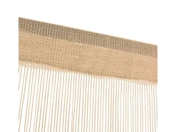 vidaXL Fadenvorhänge 2 Stk 100 x 250 cm Beige
