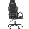 vidaXL Gaming-Stuhl mit Massagefunktion Schwarz Tarnfarben Kunstleder Modell 2