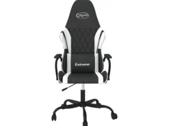 vidaXL Gaming-Stuhl Schwarz und Weiß Kunstleder Modell 7