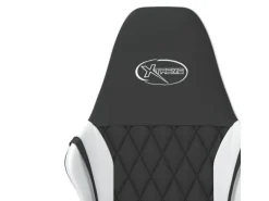 vidaXL Gaming-Stuhl Schwarz und Weiß Kunstleder Modell 7