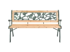 vidaXL Gartenbank Holz 122 cm