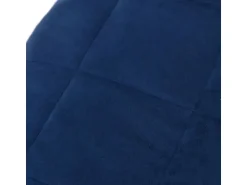 vidaXL Gewichtsdecke Blau 152x203 cm 7 kg Stoff Modell 1