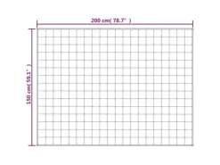 vidaXL Gewichtsdecke Blau 150x200 cm 7 kg Stoff