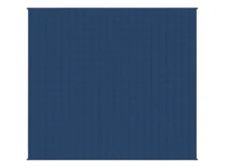 vidaXL Gewichtsdecke Blau 220x240 cm 15 kg Stoff