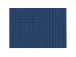 vidaXL Gewichtsdecke Blau 140x200 cm 10 kg Stoff Modell 1