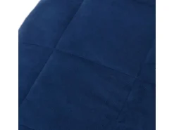 vidaXL Gewichtsdecke Blau 140x200 cm 10 kg Stoff Modell 1