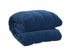 vidaXL Gewichtsdecke Blau 200x200 cm 13 kg Stoff Modell 1
