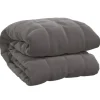 vidaXL Gewichtsdecke Grau 122x183 cm 9 kg Stoff Modell 1