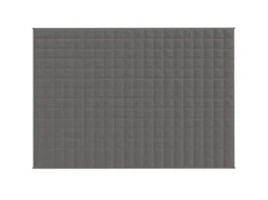vidaXL Gewichtsdecke Grau 140x200 cm 10 kg Stoff Modell 1